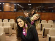 Chief hostess and junior hostesses at the end of the day :)